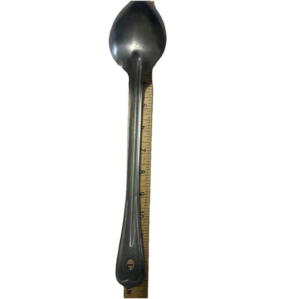 Vintage Crusader Ware Serving Mixing Spoon Stainless Steel 13